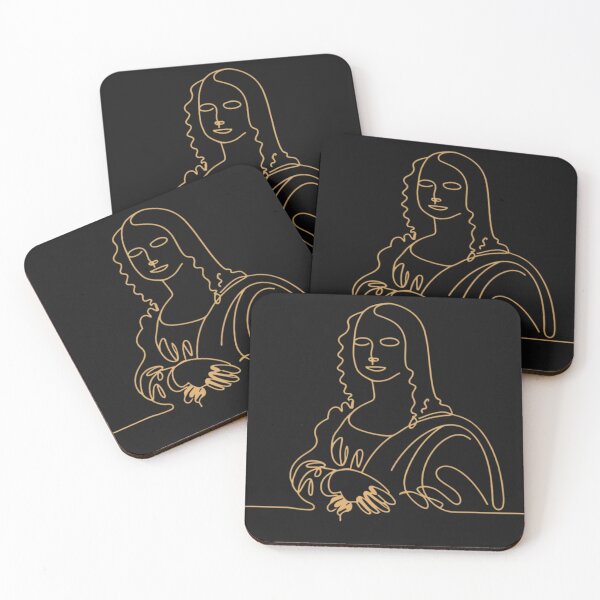 Item preview, Mona Lisa One Line Art designed and sold by Anniko Art Studio.
