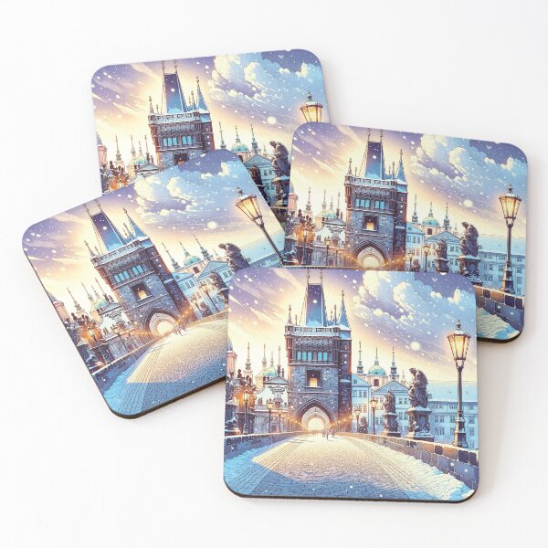 Item preview, Prague's Snowy Arch designed and sold by Era-of-Traveler.