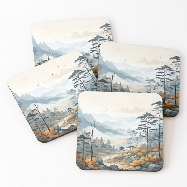 Item preview, Tranquil Autumn Hike Through the Misty Forest designed and sold by Shirtastically.