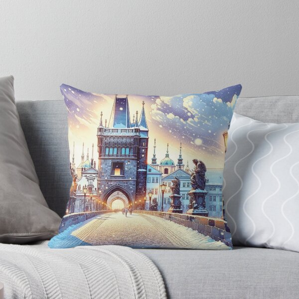 Item preview, Prague's Snowy Arch designed and sold by Era-of-Traveler.