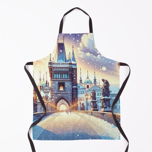 Item preview, Prague's Snowy Arch designed and sold by Era-of-Traveler.