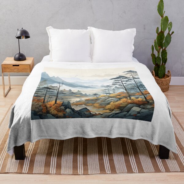 Item preview, Tranquil Autumn Hike Through the Misty Forest designed and sold by Shirtastically.
