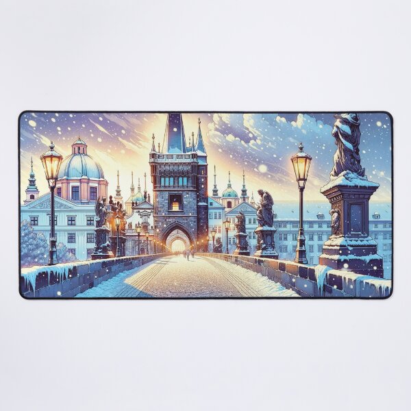 Item preview, Prague's Snowy Arch designed and sold by Era-of-Traveler.