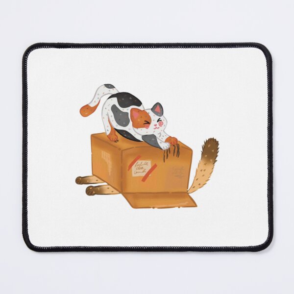 Item preview, Cats With Box | Sticker, Mug designed and sold by NicolasGlowArt.