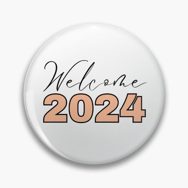 Item preview, Welcome 2024 Text Design Peach Fuzz Color designed and sold by Trisha Banlasan.