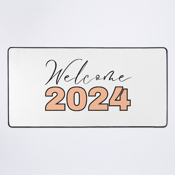 Item preview, Welcome 2024 Text Design Peach Fuzz Color designed and sold by Trisha Banlasan.