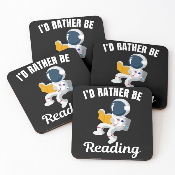 Item preview, I'd rather be reading, book reading fan saying designed and sold by NBSStore.