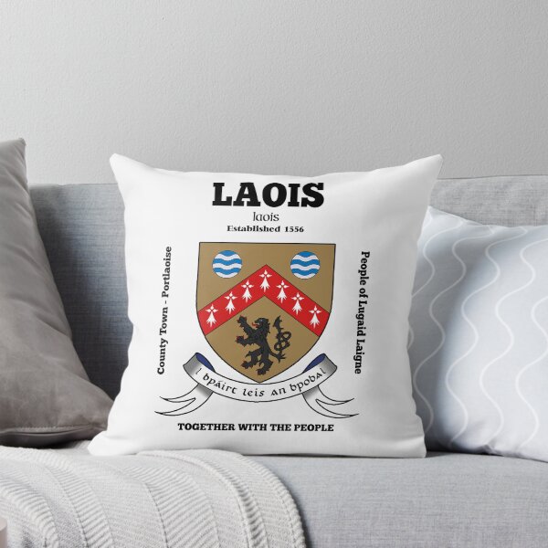 Item preview, Irish County Laois Ireland Crest, Translation & More designed and sold by REAL IRISH GIFTS.