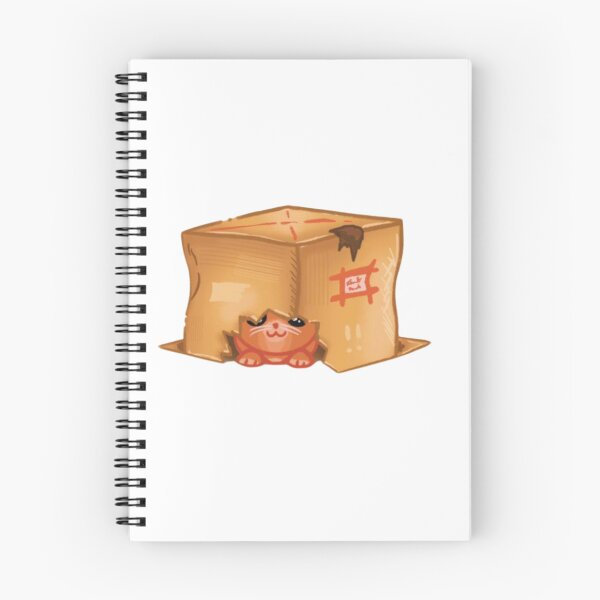 Item preview, Cat Hidding In Box | Sticker, Mug designed and sold by NicolasGlowArt.