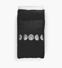 Moon phases Duvet Cover