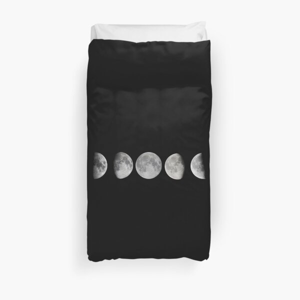 Moon phases Duvet Cover