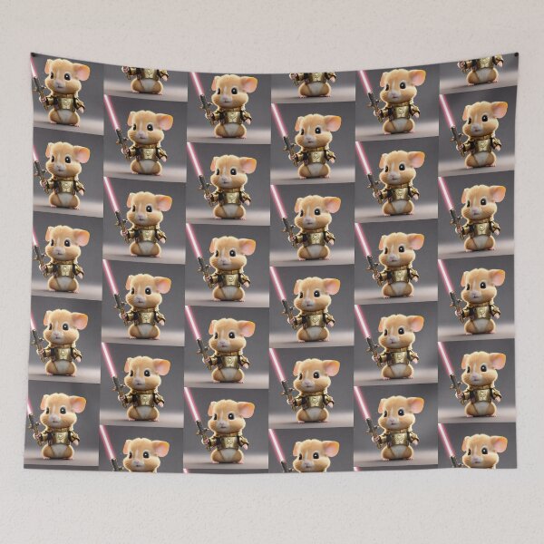 Item preview, Robot hamster is training to fight. designed and sold by BotunPeony.