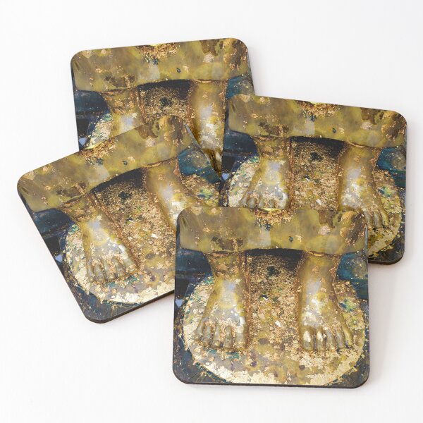 Item preview, Gold Leaf Feet at the Phra Pathom Chedi, Thailand designed and sold by JonDelorme.