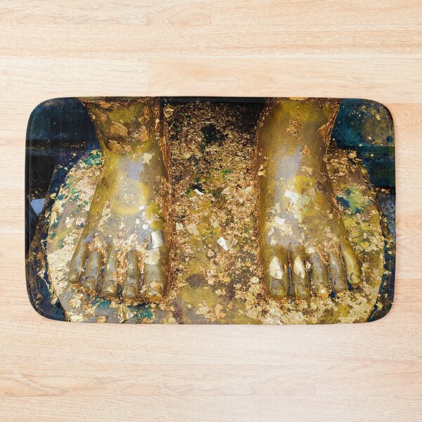 Item preview, Gold Leaf Feet at the Phra Pathom Chedi, Thailand designed and sold by JonDelorme.