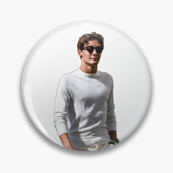 Item preview, George F1 Driver in White Tee designed and sold by FormulaGTee1.