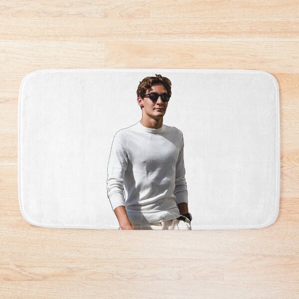 Item preview, George F1 Driver in White Tee designed and sold by FormulaGTee1.