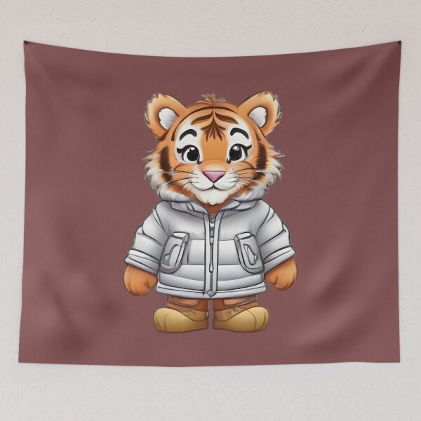 Item preview, Fluffy Feline Bliss: Adorable Tiger Cub Collections designed and sold by nadeem4design.