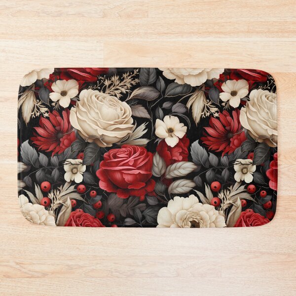 Item preview, A modern and minimalist floral pattern bold black and white blooms. designed and sold by cozycrafts3.