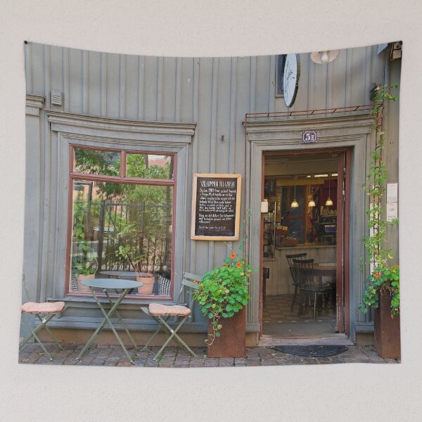 Item preview, Haga Street Cafe Gothenberg Sweden designed and sold by Martyn R Arnold Fine Art Nature & Landscape Photography.