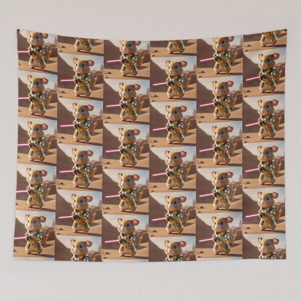 Item preview, Robot hamster is training to fight. designed and sold by BotunPeony.