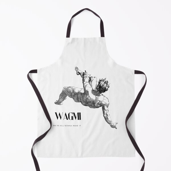 Item preview, WAGMI We're All Gonna Make It Greek God Falling designed and sold by kylmllr101684.
