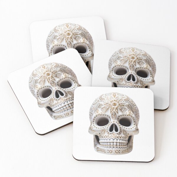 Item preview, Realistic Mexican skull designed and sold by SanpierDesing.