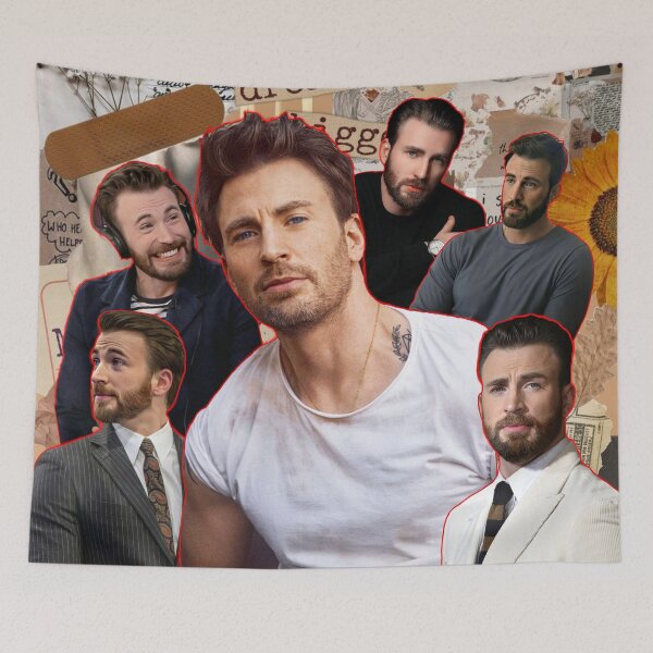 Item preview, Chris Evans Photo Collage designed and sold by Littlerosaa.
