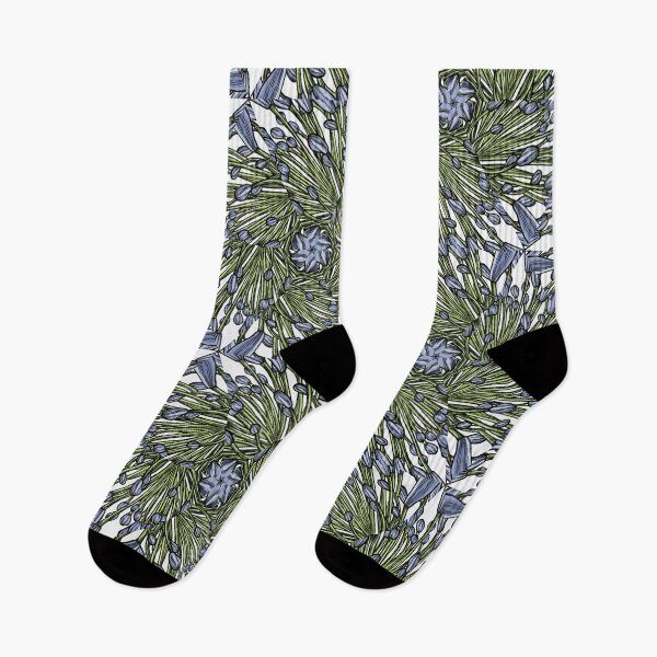 Item preview, Allium flower drawing in weave pattern designed and sold by Carachuenni.