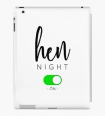 HEN night - color iPad Case/Skin