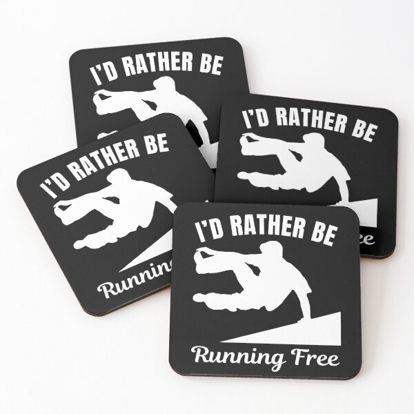 Item preview, I'd rather be running free, parkour freerunner saying designed and sold by NBSStore.