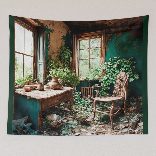Item preview, Room In An Abandoned House designed and sold by LanaGustavsson.