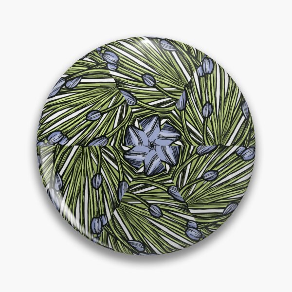Item preview, Allium flower drawing in weave pattern designed and sold by Carachuenni.