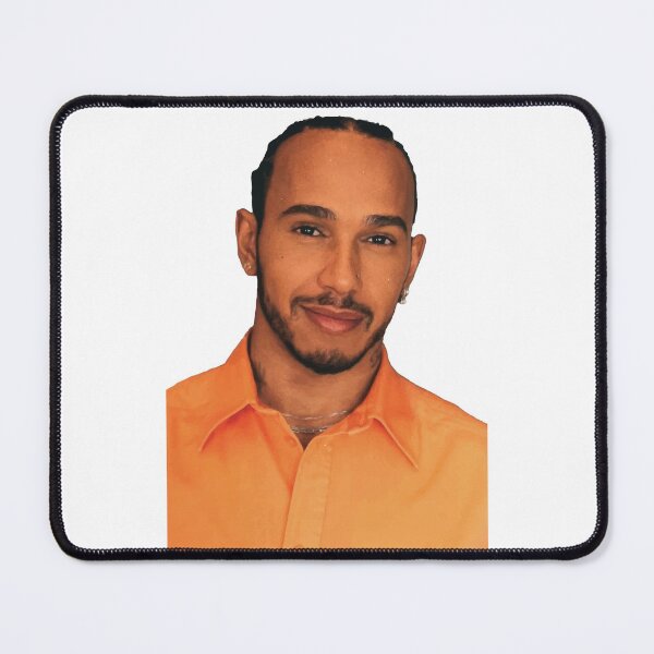 Item preview, Lewis Hamilton F1 Driver in fancy Orange clothes George F1 designed and sold by FormulaGTee1.