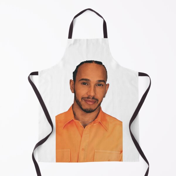 Item preview, Lewis Hamilton F1 Driver in fancy Orange clothes George F1 designed and sold by FormulaGTee1.