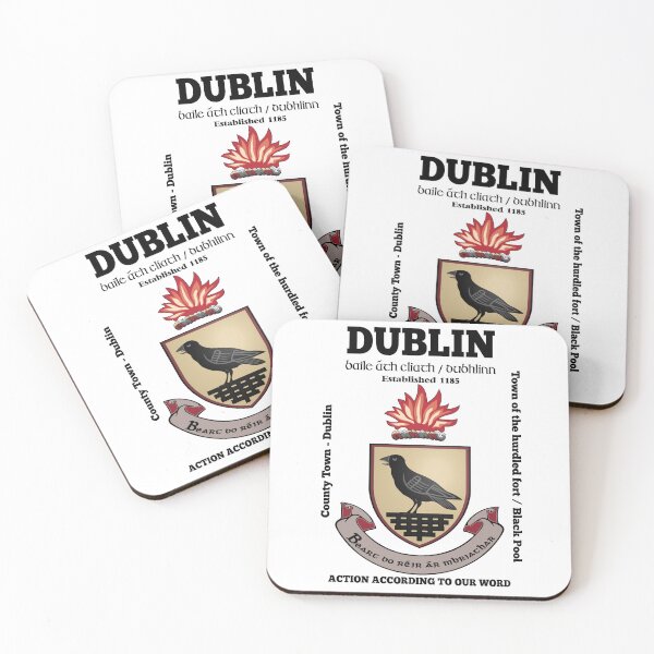 Item preview, Irish County Dublin Ireland Crest, Translation & More designed and sold by REAL IRISH GIFTS.