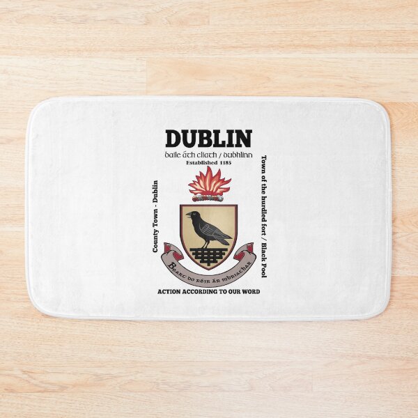 Artikelvorschau, Wappen der Grafschaft Dublin, Irland – Übersetzung & mehr entworfen und verkauft von REAL IRISH GIFTS.