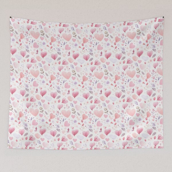 Item preview, Watercolor Pastell Hearts designed and sold by BLUEFOX05.
