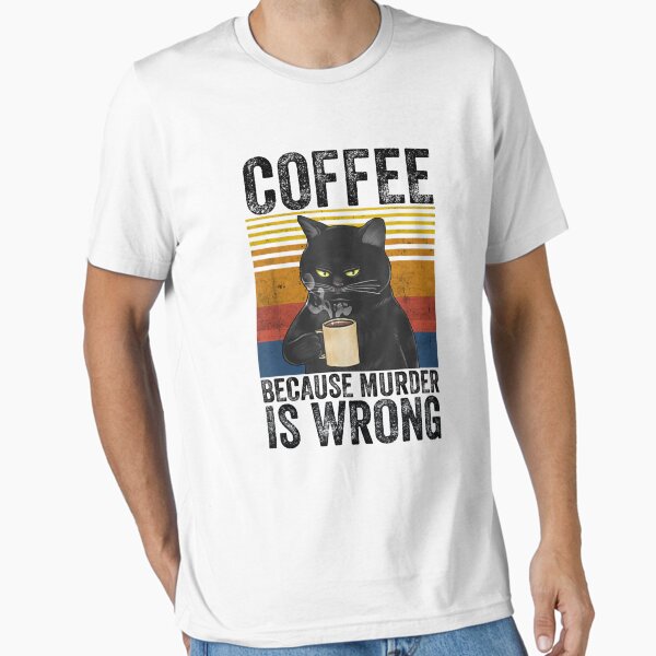 Item preview, Coffee Because Murder is Wrong designed and sold by CORJIDOG-ART.