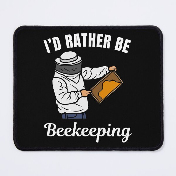 Item preview, I'd rather be beekeeping, beekeeper saying designed and sold by NBSStore.