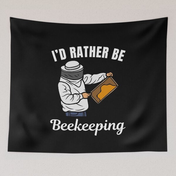 Item preview, I'd rather be beekeeping, beekeeper saying designed and sold by NBSStore.