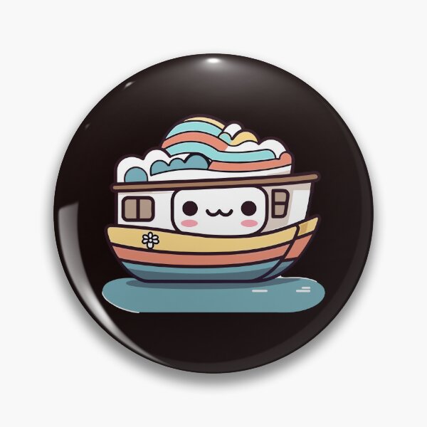 Item preview, Boat Dreams Colorful Kawaii Nautical Adventure designed and sold by DigitalGraphic1.