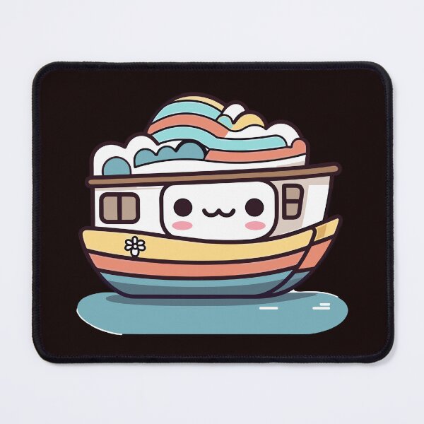 Item preview, Boat Dreams Colorful Kawaii Nautical Adventure designed and sold by DigitalGraphic1.