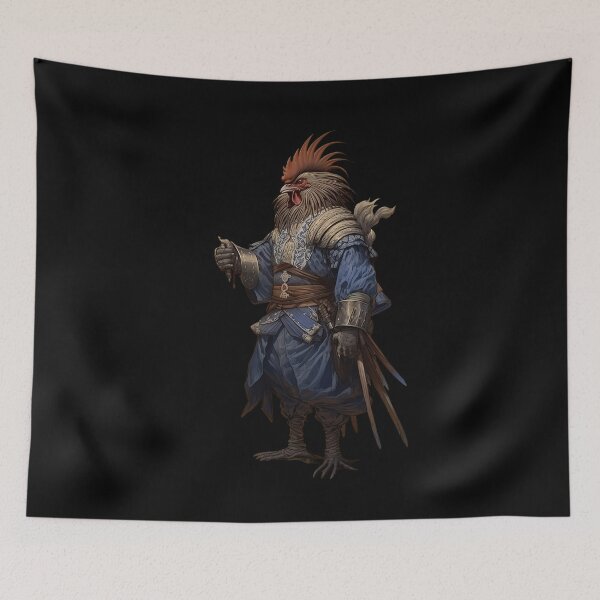 Item preview, Samurai Rooster's Vigil designed and sold by MiduImages.