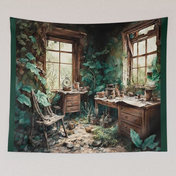 Item preview, Room In An Abandoned House designed and sold by LanaGustavsson.