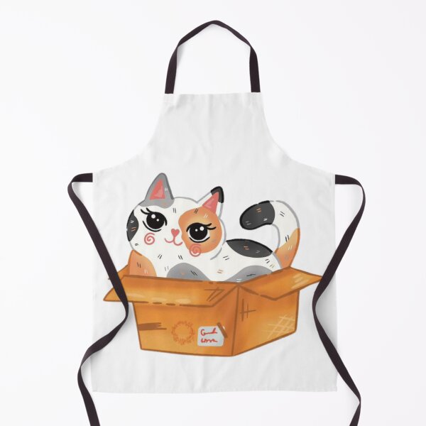 Item preview, Cute Cat In Box | Sticker, Mug designed and sold by NicolasGlowArt.