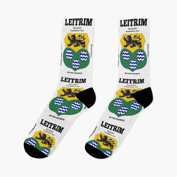 Item preview, Irish County Leitrim Ireland Crest, Translation & More designed and sold by REAL IRISH GIFTS.