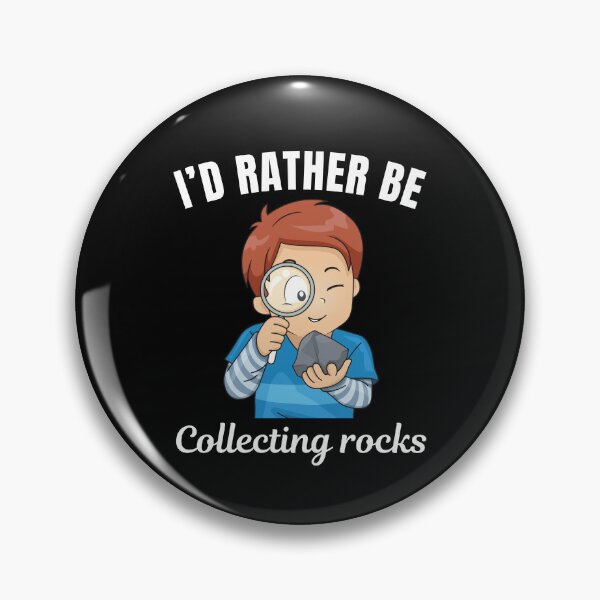 Item preview, I'd rather be collecting rocks, funny mineral collector saying designed and sold by NBSStore.