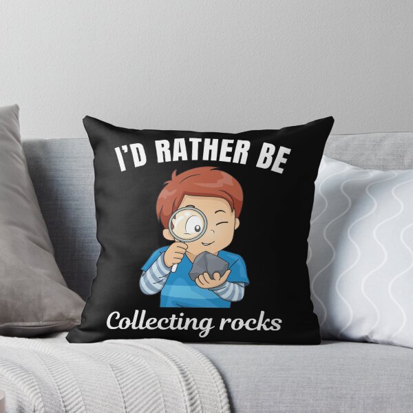 Item preview, I'd rather be collecting rocks, funny mineral collector saying designed and sold by NBSStore.