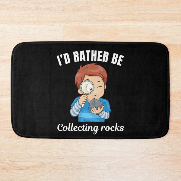 Item preview, I'd rather be collecting rocks, funny mineral collector saying designed and sold by NBSStore.