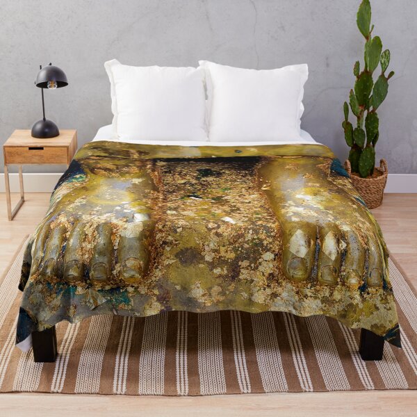 Item preview, Gold Leaf Feet at the Phra Pathom Chedi, Thailand designed and sold by JonDelorme.